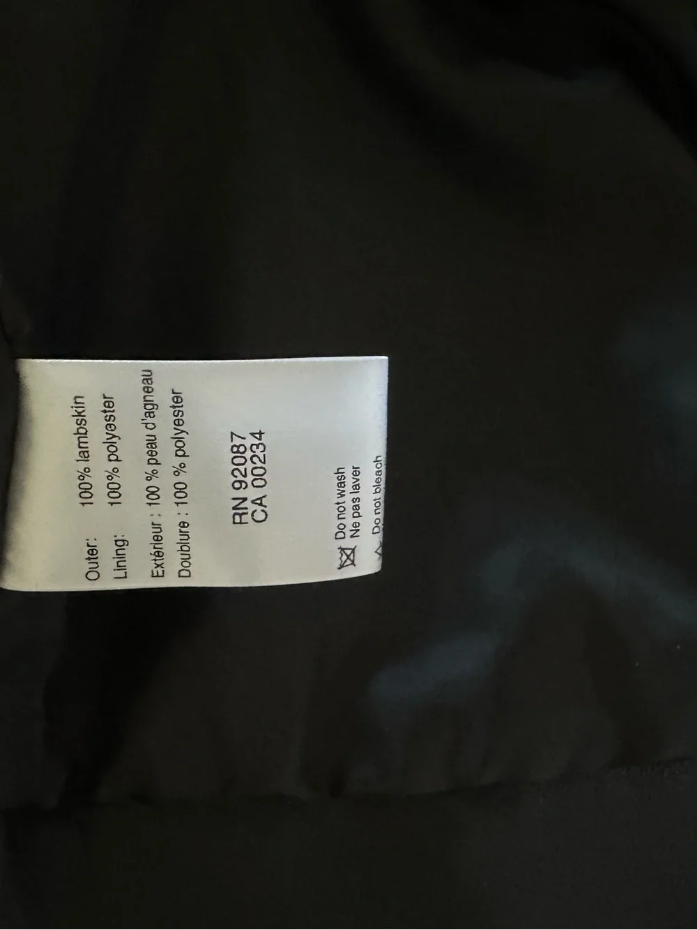 Nominee Black lambskin Leather Moto Jacket,made in Italy